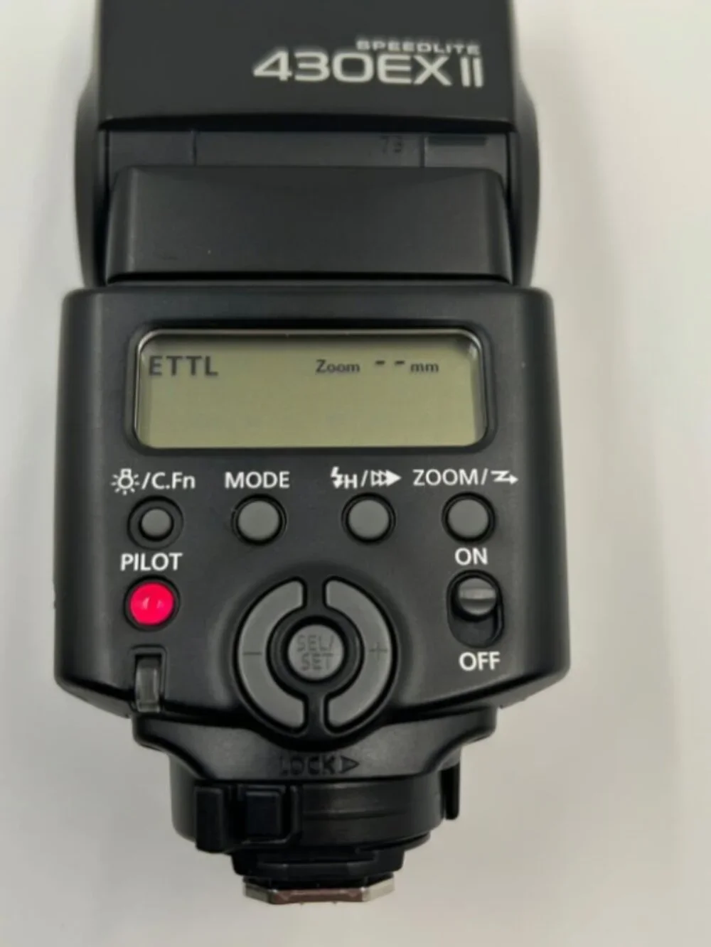 VTG Japan Canon Speedlite 430EX II Flash E-TTL DSLR Tested & Working *See Video*